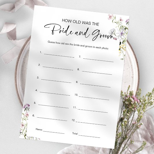 新郎新婦のブライダルシャワー 招待状