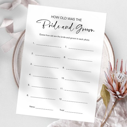 新郎新婦のブライダルシャワー 招待状