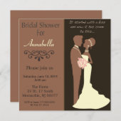 新郎新婦のブライダル·シャワーの招待 招待状 (正面/裏面)