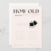 新郎新婦のブライダル 招待状 (正面/裏面)