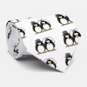 新郎新婦のペンギン ネクタイ (ロール)