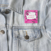 新郎新婦のボタン結婚の母 缶バッジ (インサイチュ)