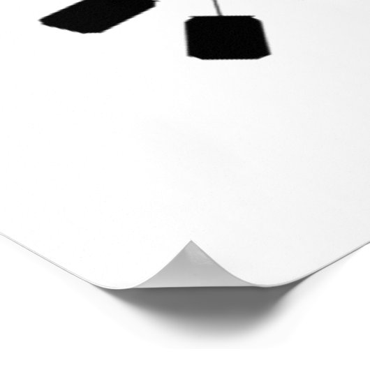 新郎新婦のポスターたった今結婚しました ポスター (角)