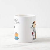 新郎新婦のマグのための新婚旅行の時間 コーヒーマグカップ (中央)