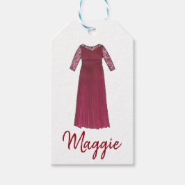 新郎新婦のマザーウェディングパーティーガウン ギフトタグ