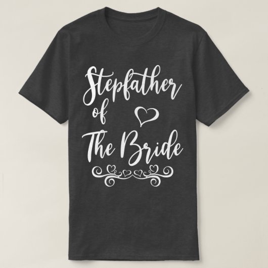 新郎新婦のマッチング結婚の義父 Tシャツ (デザイン正面)