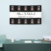 新郎新婦のメーソンジャーはあなたの色を選びます 横断幕 (トレードショー)