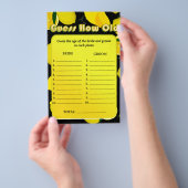 新郎新婦のレモンブラックの年齢を推測 チラシ (ハンドル)