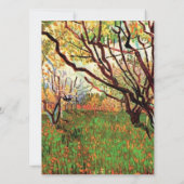 新郎新婦の両親の招待 招待状 (裏面)