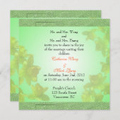 新郎新婦の両親の招結婚待 招待状 (正面/裏面)