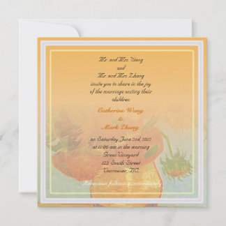 新郎新婦の両親の招結婚待 招待状