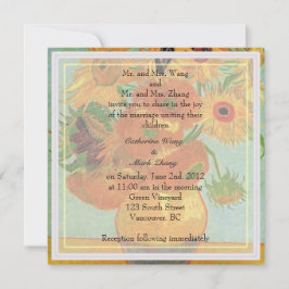 新郎新婦の両親の招結婚待 招待状
