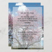 新郎新婦の両親結婚式招待状 招待状 (正面/裏面)