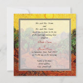 新郎新婦の両親結婚式招待状 招待状 (正面)