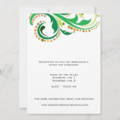 新郎新婦の両親結婚式招待状 招待状 (裏面)