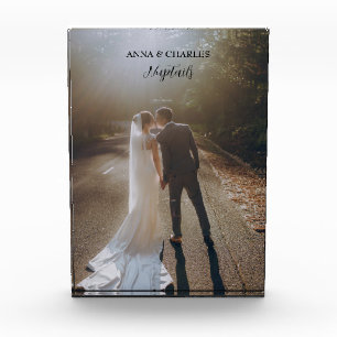 新郎新婦の写真結婚ブロック フォトブロック