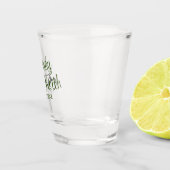新郎新婦の名前を付けたKeepsake Shotglass ショットグラス (右)