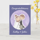 新郎新婦の子供 カード (黄色い花)