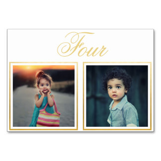 新郎新婦の年齢エレガントの上品な金ゴールドテーブル番号 テーブルナンバー