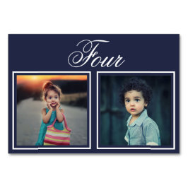 新郎新婦の年齢エレガントカスタムカラーテーブル番号 テーブルナンバー