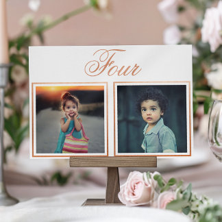 新郎新婦の年齢エレガントバラ金ゴールドテーブル番号 テーブルナンバー