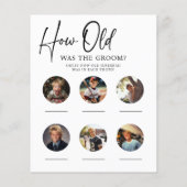 新郎新婦の年齢婚約パーティゲーム (裏面)