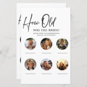 新郎新婦の年齢婚約パーティ第2局 (正面/裏面)