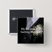 新郎新婦の息子 缶バッジ (正面&裏面)