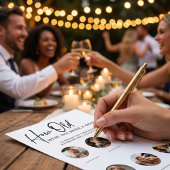 新郎新婦の披露宴 ポスター