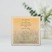 新郎新婦の招待オーチャード 招待状 (スタンド正面)