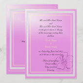 新郎新婦の招待 招待状 (正面/裏面)