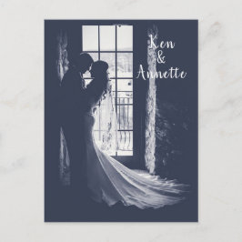 新郎新婦の日付を保存 ポストカード