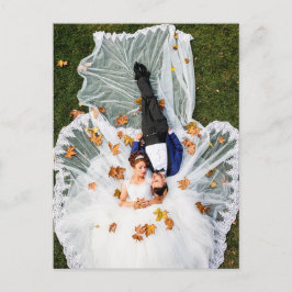 新郎新婦の日付を保存 ポストカード