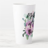 新郎新婦の母を作成ギフト名フローラ カフェラテマグ (正面)