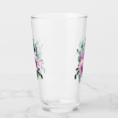 新郎新婦の母を作成ギフト名フローラ タンブラーグラス (左)