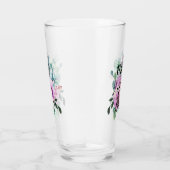 新郎新婦の母を作成ギフト名フローラ タンブラーグラス (右)