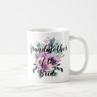 新郎新婦の祖母に感謝する紫 コーヒーマグカップ