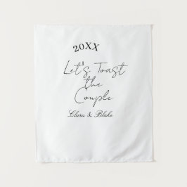 新郎新婦の結婚を祝おう タペストリー