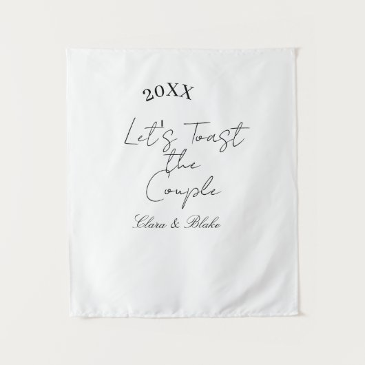 新郎新婦の結婚を祝おう タペストリー (正面)