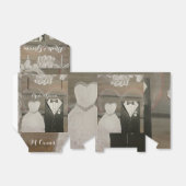 新郎新婦の結婚テント用化粧箱 フェイバーボックス (折り畳みなし)