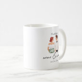新郎新婦の結婚マグカップ コーヒーマグカップ (正面右)