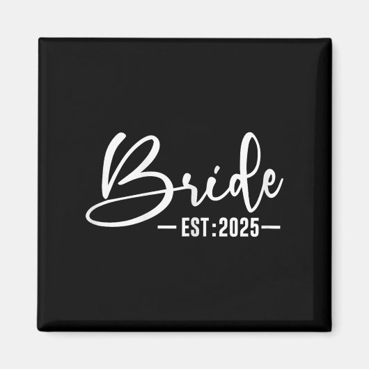 新郎新婦の結婚婚約Bri マグネット (正面)