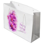 新郎新婦の結婚式の引き出物抱き枕 ラージペーパーバッグ (裏面アングル)