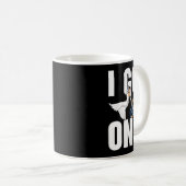 新郎新婦の結婚式の日の結婚たった今結婚しました コーヒーマグカップ (正面右)