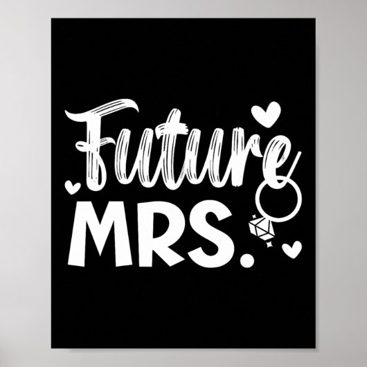 新郎新婦の結婚式の日の結婚たった今結婚しました ポスター (正面)