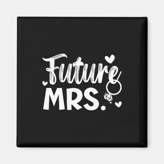 新郎新婦の結婚式の日の結婚たった今結婚しました マグネット (正面)