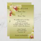 新郎新婦の結婚式招待状 招待状 (正面/裏面)