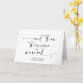 新郎新婦の結婚式 カード (黄色い花)