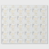 新郎新婦の結婚式 ラッピングペーパー (フラット)