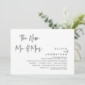 新郎新婦の結婚記念パーティー 招待状 (スタンド正面)